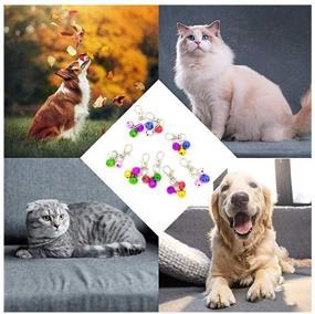 img 1 attached to 🔔 Loud Dog Bell Charm Pendants: Enhance Pet Training with Cat Collar Bells for Puppy & Kitty Necklace Collar