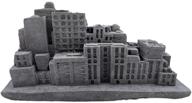 sinqorcn 4 06x2 17in aquarium decorations destroyed city,there logo
