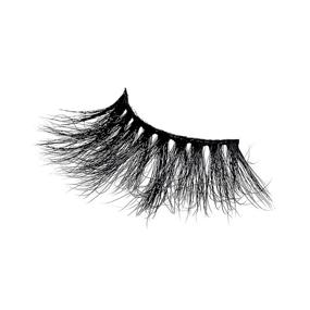 img 1 attached to 🍑 V Luxe Real Mink Eyelashes in Peach Echo (VLEC05)