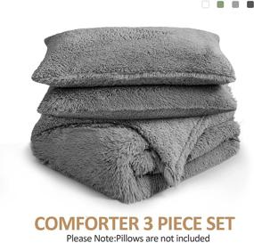 img 3 attached to Комплект постельных принадлежностей Uttermara Comforter Pieces Alternative
