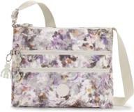 stylish and practical: kipling printed crossbody casual flower women's handbags & wallets for fashionable crossbody bag lovers logo