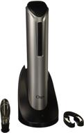 🍾 effortlessly uncork with the ozeri pro electric wine bottle opener in silver логотип