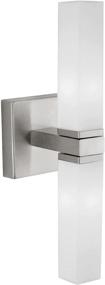 img 1 attached to Eglo 88284A Palermo Wall Sconce: Sleek Matte Nickel Design for Contemporary Spaces