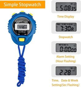 img 1 attached to Stopwatch 4Pack Stopwatches Waterproof Stopwatch Swimming