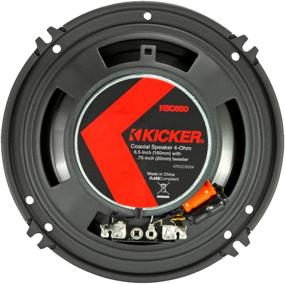 img 1 attached to KICKER KS серии 6.5-дюймовый коаксиальный автомобильный аудио-динамик - 100 Вт, 4 Ом, с решетками