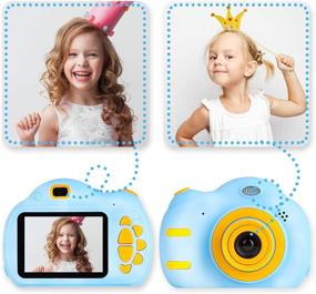 img 3 attached to 📸 SEBIDER Kids Camera for Boys and Girls Ages 3-12, 1080P 2.4 inch Video Children Digital Camera with 32GB SD Card, Ideal Gift for Kids (Blue)