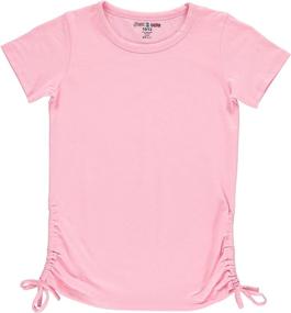 img 2 attached to Adorable Printed Cotton Girls' Tops, Tees & Blouses for Fashionably Cute Look