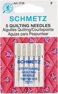 premium euro-notions quilt machine needles - size 11/75 | pack of 5 logo