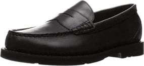 img 1 attached to 👞 Classic Black Rockport Shakespeare Circle Penny Loafer: Top Choice for Men Seeking Comfortable Loafers & Slip-Ons