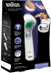 img 3 attached to Braun No Touch and Forehead Thermometer: Fast, Reliable Accurate Results for All Ages