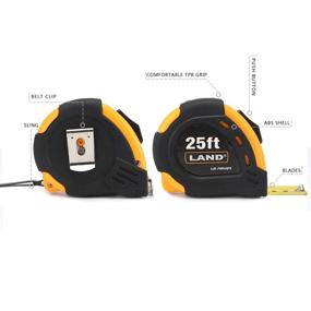img 2 attached to LAND 25Ft Retractable Measuring Tape