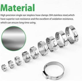 img 3 attached to FOLIV 115PCS Crimp Clamps Assortment