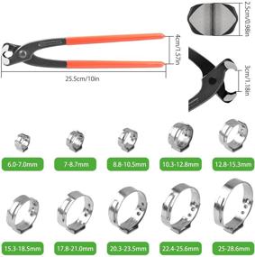 img 1 attached to FOLIV 115PCS Crimp Clamps Assortment