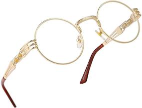 img 4 attached to 🔍 Enhance Your Style with RANHUU Steampunk Glasses: Lennon Eyewear