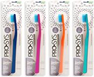 pro sys® toothbrush antibacterial bristles colorful logo