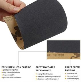 img 1 attached to GUIFIER Sandpaper Sandpapers Assortment Automotive