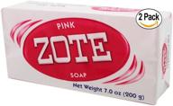 🧼 zote laundry soap bar pink 7oz 2-pack: superior cleaning power in a convenient bundle logo