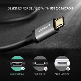 img 3 attached to UGREEN Micro USB Splitter Cable: Dual Charge, Sync & Power for Two Android Devices, Samsung Galaxy, LG Nexus - 3ft