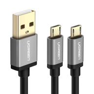 ugreen micro usb splitter cable: dual charge, sync & power for two android devices, samsung galaxy, lg nexus - 3ft logo