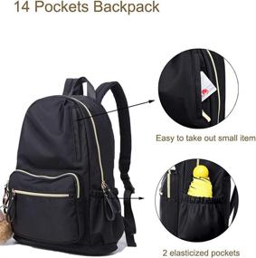 img 2 attached to 🔒 Anti-Theft Lightweight Rucksack Backpacks with Enhanced Security