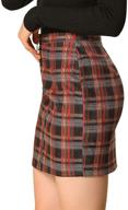 allegra womens check plaid skirt logo