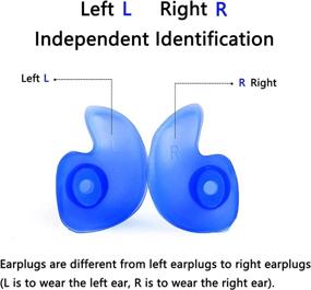 img 1 attached to 🏊 Waterproof & Reusable Swimming Earplugs and Nose Clip Pack - Ideal for Swimmers, Surfing, Snorkeling, and Water Sports - Includes 5 Pairs + 1 Pair for Kids and Adults