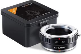 img 4 attached to Адаптер объектива Minolta MD на крепление FUJIFILM X от K&F Concept - совместим с беззеркальными камерами серии X XT2 XT20 XE3 XT1 X-T2