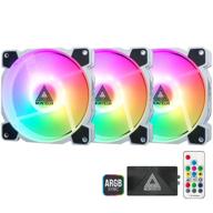 🌈 montech z3 pro addressable rgb 120mm fan 3 pack - programmable lighting effects, pwm control for pc case logo