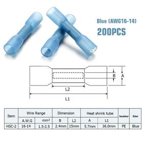 img 2 attached to Qibaok Waterproof Electrical Connectors for Automotive and Industrial Wiring & Connecting