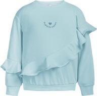 girls ruffle pullover sleeve sweatshirt outdoor recreation for hiking & outdoor recreation clothing logo