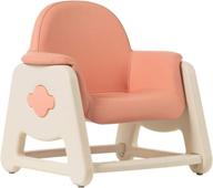 🪑 hyundai livart ddou-ddou play chair: ergonomic design, adjustable height, perfect for kids learning & home schooling (pink) логотип