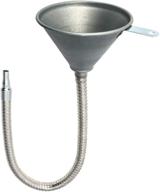 🔧 qwork steel bendable universal spout funnel with filter for all oils and liquids, including diesel fuel logo
