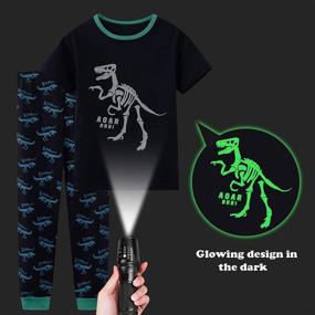 img 3 attached to 👕 Dress Up Diligent Dudes with LAZYPOCON Dinosaur T-Shirt: Perfect Matching Attire for Boys' Clothing!