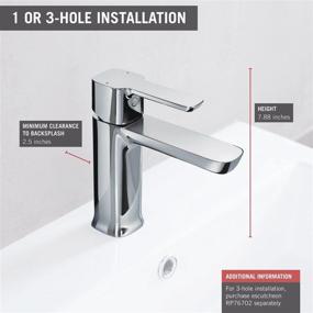 img 1 attached to 💧 Optimized for SEO: 581LF PP Single Handle Bathroom Faucet Assembly