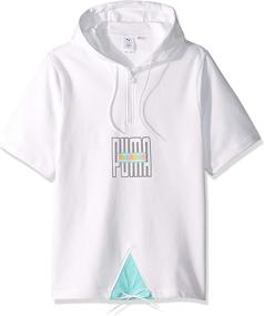img 2 attached to PUMA мужская толстовка с капюшоном "Diamond" белая