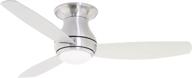 🌀 emerson cf144bs curva sky ceiling fan: modern 44-inch blades, brushed steel finish, light & remote control combo логотип