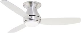 img 4 attached to 🌀 Emerson CF144BS Curva Sky Ceiling Fan: Modern 44-Inch Blades, Brushed Steel Finish, Light & Remote Control Combo