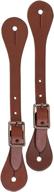 👢 weaver leather ladies' single-ply spur straps logo