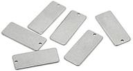 stainless stamping pendant blanks rectangle logo