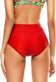 img 2 attached to Bellecarrie Waisted Bottoms Coverage Swimsuit