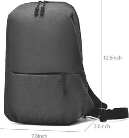 img 3 attached to Crossbody Backpack Travel Daypack Charger