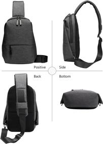 img 2 attached to Crossbody Backpack Travel Daypack Charger