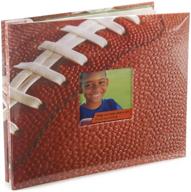 🏈 mcs mbi football theme scrapbook album - 9.6x8.5 inches with 8x8 inch pages and photo opening (865483) logo