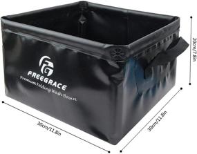 img 1 attached to 🚰 Freegrace Folding Wash Basin - Ultimate Collapsible Water Sink - Versatile & Sturdy - Wash Dishes Anywhere - Ideal for Camping & Outdoor Activities
