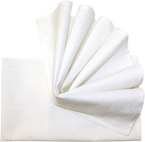 img 1 attached to 🍞 Aunt Martha's Flour Sack Dish Towels, Pack of 2, White, 18"x28