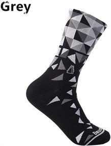 img 2 attached to 🧦 Compression Cycling Socks for Men and Women - Sports & Running Socks