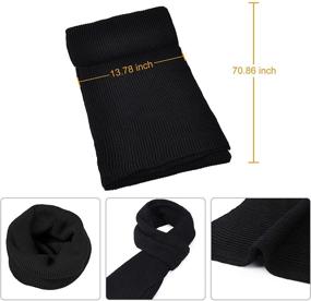 img 1 attached to 🧤 Honneserry Winter Knit Touchscreen Beanie