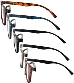 img 3 attached to Eyekepper 5 Pack Reading Glasses Readers Vision Care in Reading Glasses