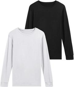 img 1 attached to 👕 Coofandy Men's Cotton Sleeve Lounge Shirts: Trendy T-Shirts & Tanks