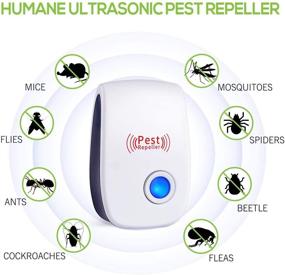 img 3 attached to 🦟 6 Pack of Ultrasonic Pest Repeller - Indoor Plug in Electronic Pest Repellent for Mice, Cockroach, Spider, Ants, Mosquitoes, Bugs, and Insects